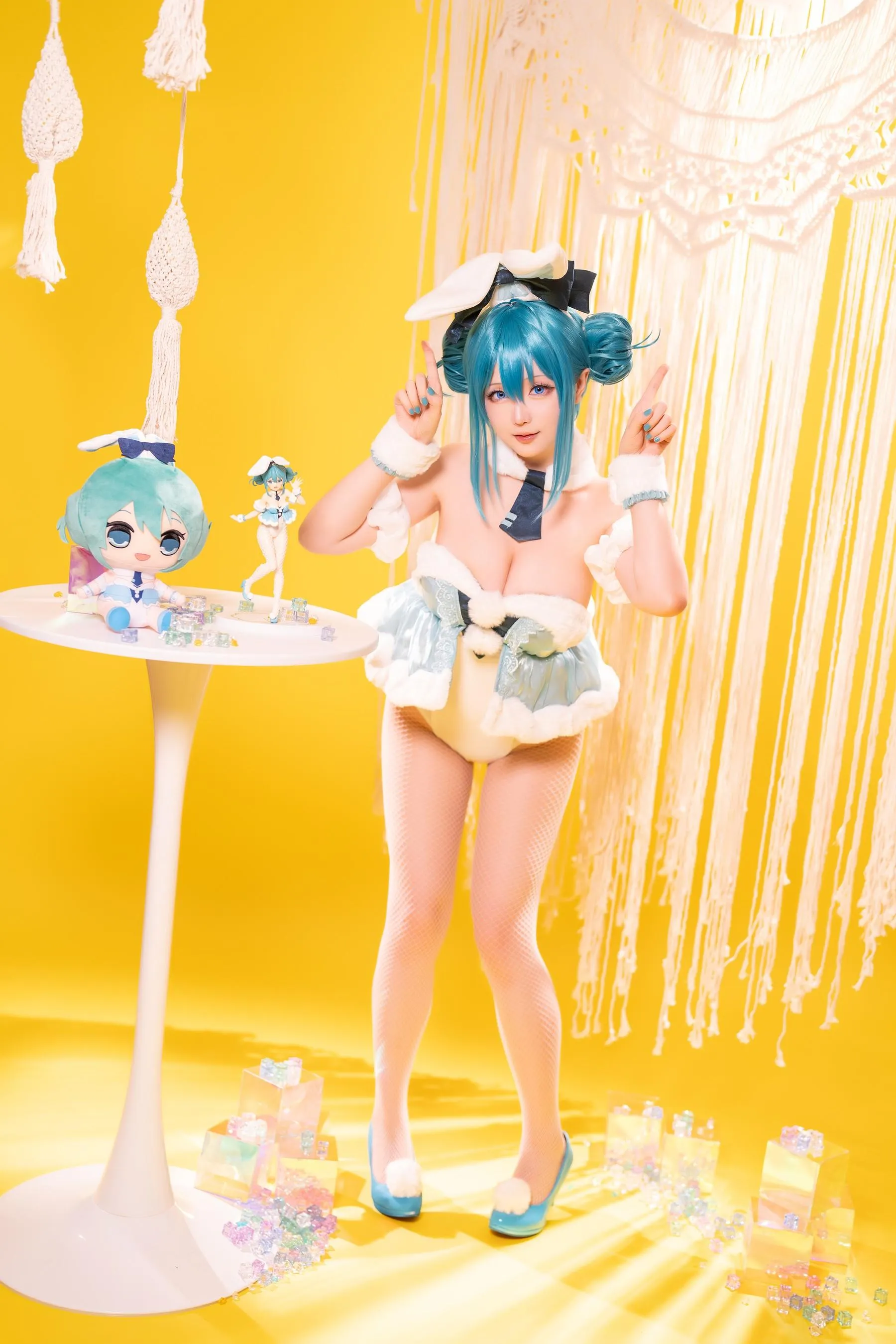 星之迟迟 – NO.158 23年9月计划A 初音未来 白兔女郎 [77P]插图2